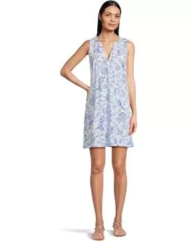 Платье Lilly Pulitzer Dev Dress, цвет Resort White Barefoot Beachcombers