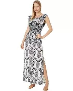 Платье Lilly Pulitzer Holland Maxi Dress, цвет Coconut Pineapple Princess Engineered Knit Maxi Dress