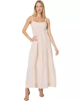 Платье Lilly Pulitzer Javanne Linen Maxi Dress, цвет Lilac Opal Island Secrets Stripe