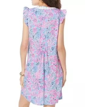 Платье Lilly Pulitzer Joan Tunic Dress, цвет Celestial Blue Seek and Sea