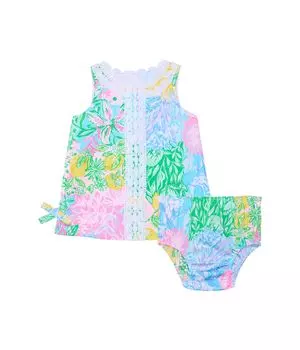 Платье Lilly Pulitzer Kids Baby Lilly Shift, цвет Multi Bright Delight Patch