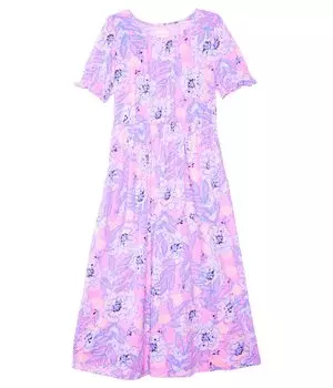 Платье Lilly Pulitzer Kids Dean Midi Dress, цвет Multi Totally Koalafied