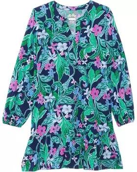 Платье Lilly Pulitzer Kids Mini Alyssa Dress, цвет Multi Untamed