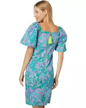 Платье Lilly Pulitzer Lettie Short Sleeve Stretch, цвет Purple Iris On The Chase