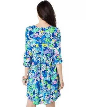 Платье Lilly Pulitzer Loran Dress, цвет Borealis Blue Social Sunset