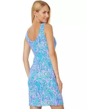 Платье Lilly Pulitzer Maurina Linen Shift, цвет Lilac Rose We Mermaid It