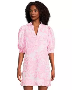 Платье Lilly Pulitzer Mialeigh Elbow, цвет Rousseau Pink Glisten In The Sun