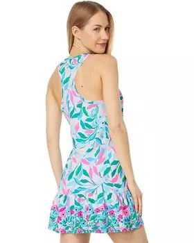 Платье Lilly Pulitzer Mixed Doubles Dress UPF 50+, цвет Resort White