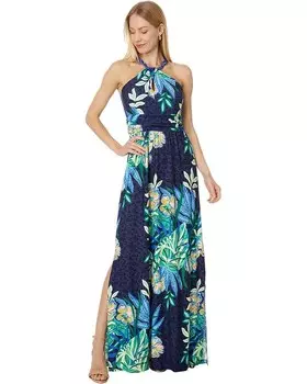 Платье Lilly Pulitzer Orla Maxi Dress, цвет Multi The Hottest Spot Oversized Engineered Knit Dress