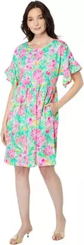 Платье Lilly Pulitzer Tiltson Short Sleeve Dress, цвет Resort White Pear Necessities