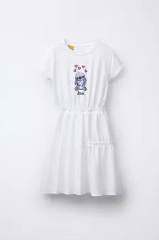 Платье lilo & stitch disney ZARA, белый