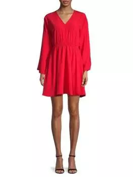 Платье Lina Area Stars с завязками на спине, красный