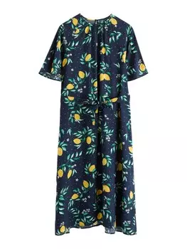 Платье Lindex, темно-синий