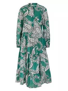 Платье Linea Tesini By Heine, зеленый
