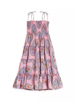 Платье Little Girl's Diving Into Dreams Malika Korin Agua Bendita, мультиколор