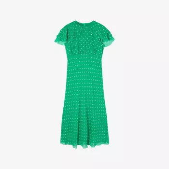 Платье Lk Bennett Ellen с коротким рукавом, красный