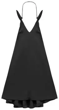 Платье Loewe Flamenco Dress 'Black', черный