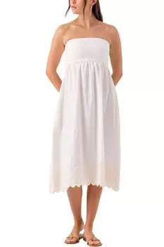 Платье Logen в белом цвете sundays