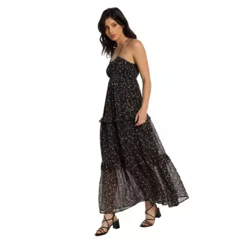 Платье Lois Jeans 10963 sleeveless long, черный