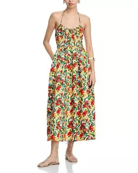 Платье "Лолита" с корсетом и сборкой Solid & Striped, мультиколор