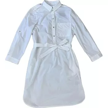 Платье-лонгслив Burberry с длинными рукавами, белый