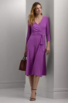 Платье Лорен Ральф Лорен Lauren Ralph Lauren, фиолетовый