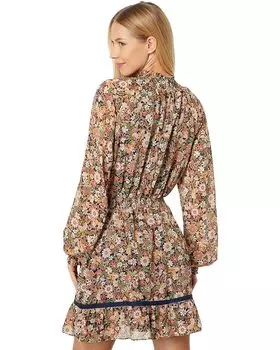 Платье Lost + Wander Flower Power Mini Dress, цвет Navy Floral