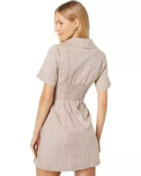 Платье Lost + Wander In My Element Mini Dress, коричневый