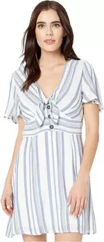 Платье Lost + Wander Laguna Fever Mini Dress, цвет Blue/White
