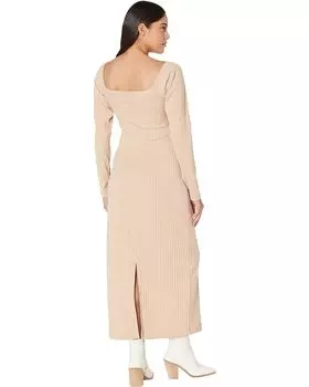 Платье Lost + Wander Mimosa Mornings Midi Dress, нюд