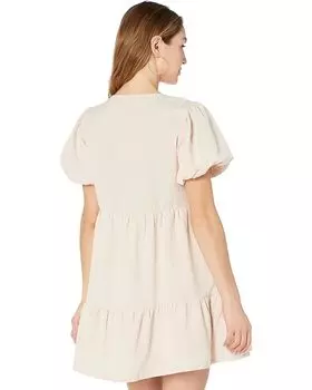 Платье Lost + Wander Sandy Shores Mini Dress, цвет Light Oatmeal