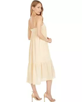 Платье Lost + Wander Sweet Lemon Pie Midi Dress, нюд