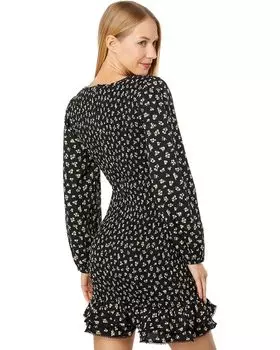 Платье Lost + Wander Twilight Dreams Mini Dress, цвет Black Cream Floral