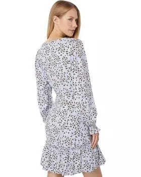 Платье Lost + Wander Wild Thing Mini Dress, цвет Blue Leopard