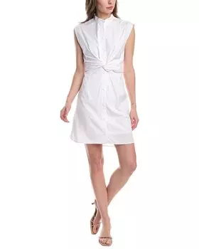 Платье Louisa Poplin от Rag & Bone, белый