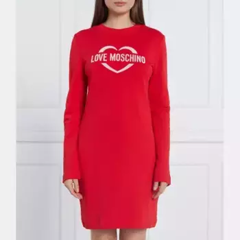Платье Love Moschino, красный