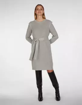 Платье Lovely sisters Strick Kessy, цвет light grey melange