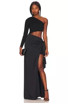 Платье Lovers and Friends Amelie Gown, черный