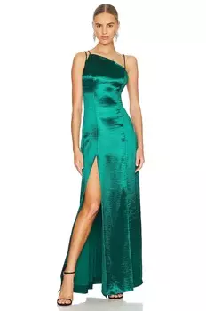 Платье Lovers and Friends Britt Gown, зеленый