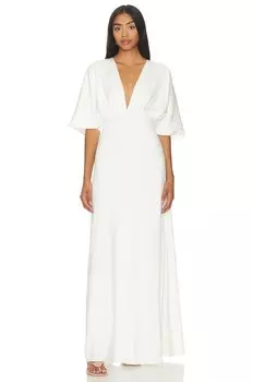 Платье Lovers and Friends Camille Gown, белый