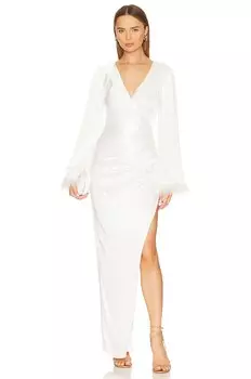 Платье Lovers and Friends Leith Gown, белый