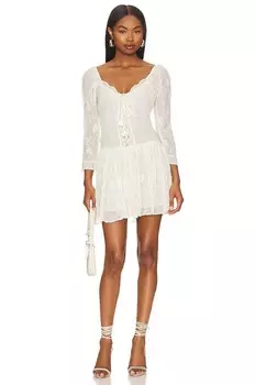 Платье LoveShackFancy Deeba, кремовый