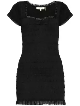 Платье LoveShackFancy Esca, черный