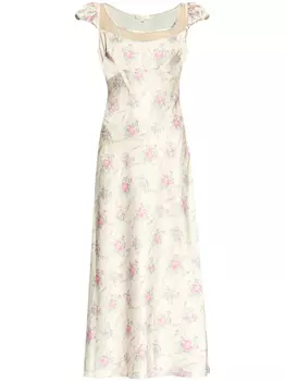 Платье LoveShackFancy Joelette, белый