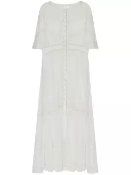Платье LoveShackFancy Minka, белый