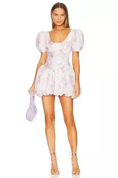 Платье LoveShackFancy Nelisia, цвет French Lilac