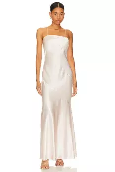 Платье LoveShackFancy Oaklynn, цвет Macchiato