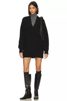 Платье LPA Cadae Sweater, черный