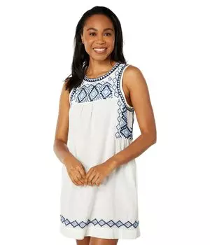 Платье Lucky Brand, Embroidered Sleeveless Dress
