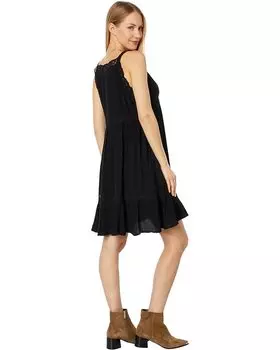 Платье Lucky Brand Lace Slip Mini Dress, цвет Meteorite